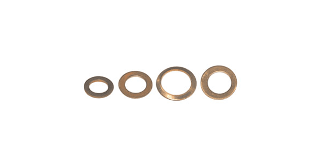 ARANDELA COBRE TAPON DE CARTER 14 mm Paquete x 10