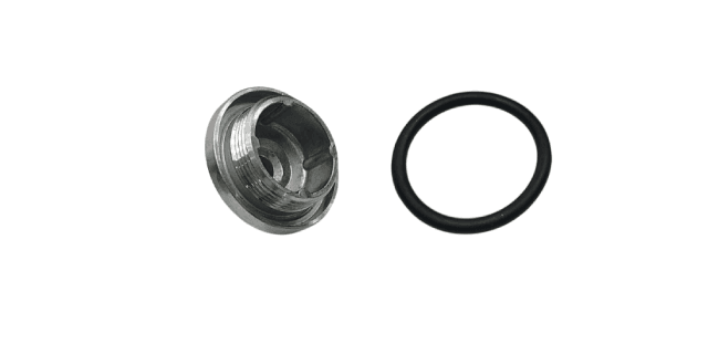 TAPA VALVULA M30X1.5 TVS 100 SPORT-KLS-ELS- RTR APACHE 160 2V- 180 2V-ZT TRAIL-NEO-STRYKER-KING (INCLUYE O-RING 30X3.5)