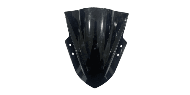 CUPULA DOBLE BURBUJA KAWASAKI NINJA 300-BAJAJ NS 200-NS200 FI-NS160-NS150-NS400Z-PULSAR N160-N250-DOMINAR 25-400-400UG-POLICARBONATO NEGRA